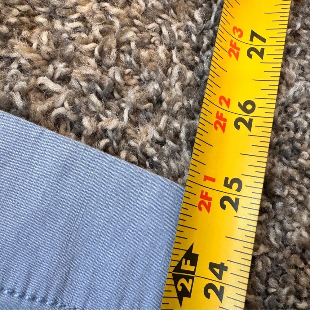 Maeve Anthropologie Blue Wide Leg Cropped Trouser Dress Pants Womens 10 Casual - Picture 3 of 12